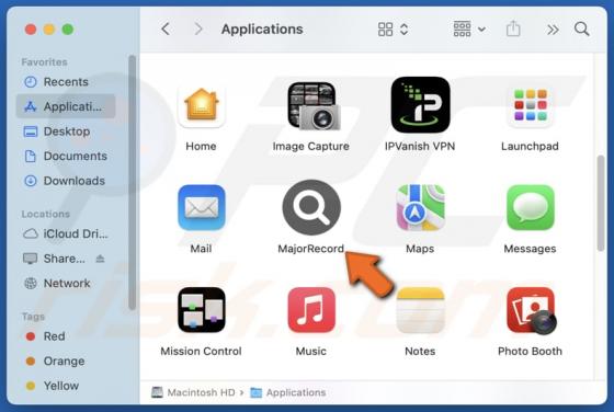 MajorRecord Adware (Mac)