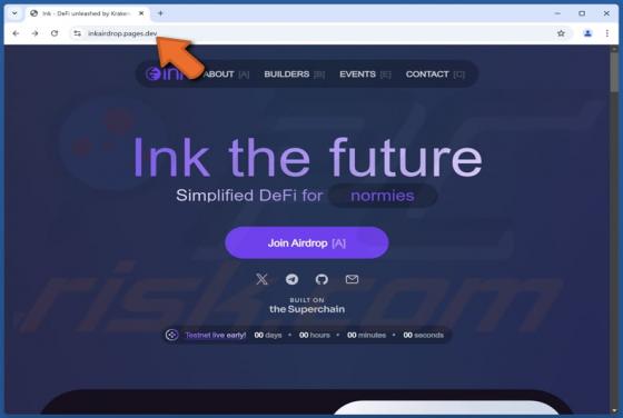 Ink Airdrop Scam
