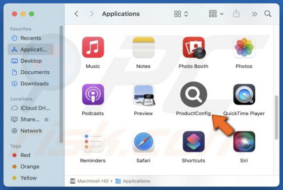 ProductConfig Adware (Mac)