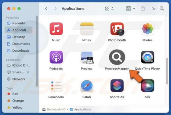 ProgressMapper Adware (Mac)