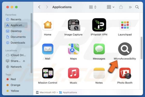 MicroAccessibility Adware (Mac)
