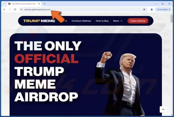 $TRUMP Airdrop Scam