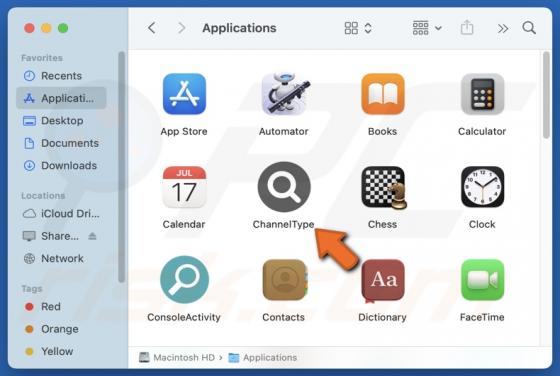 ChannelType Adware (Mac)