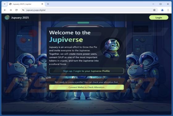 Jupiverse Wallet Connection Scam