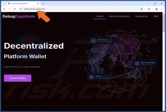 DebugDappNode Wallet Connection Scam