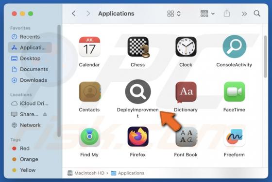 DeployImprovment Adware (Mac)