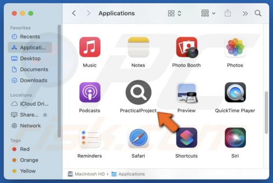 PracticalProject Adware (Mac)