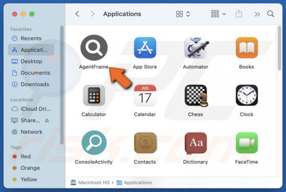 AgentFrame Adware (Mac)
