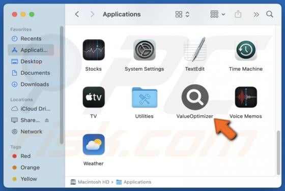 ValueOptimizer Adware (Mac)