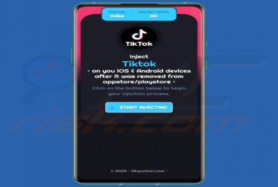 Inject TikTok Scam (Android)