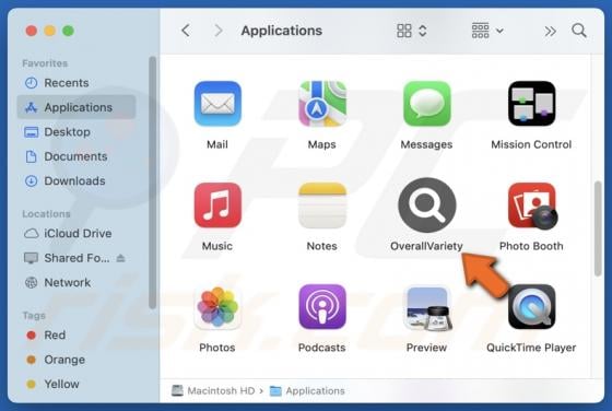 OverallVariety Adware (Mac)