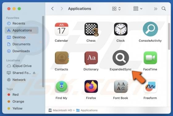 ExpandedSync Adware (Mac)