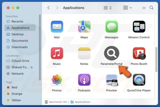 ParameterPortal Adware (Mac)