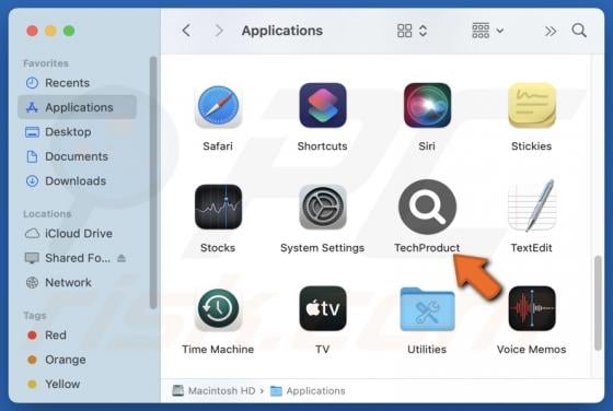TechProduct Adware (Mac)