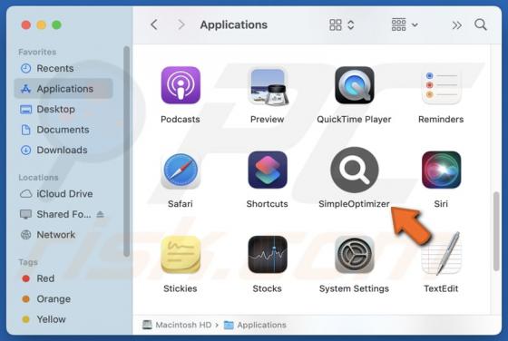 SimpleOptimizer Adware (Mac)