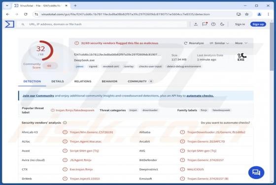 Fake DeepSeek Malware