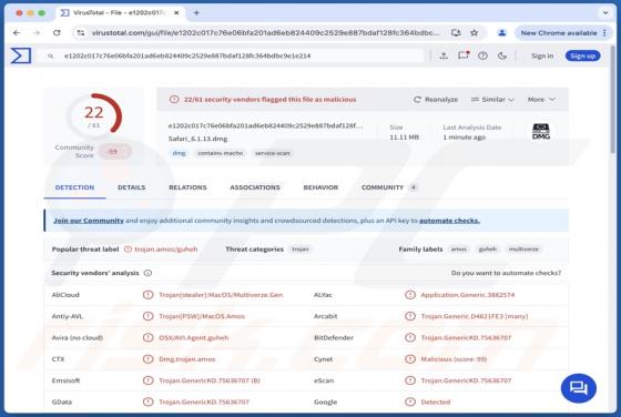 FrigidStealer Malware (Mac)