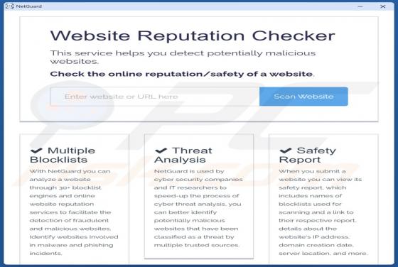 NetGuard Potentially Unwanted Application