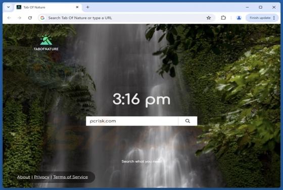 Tab Of Nature Browser Hijacker