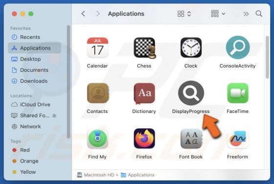 DisplayProgress Adware (Mac)