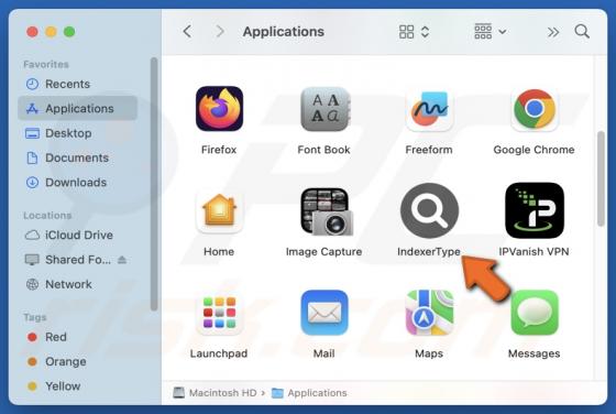 IndexerType Adware (Mac)