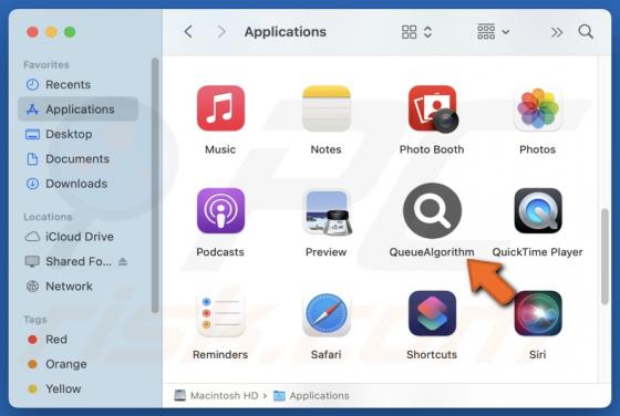 QueueAlgorithm Adware (Mac)