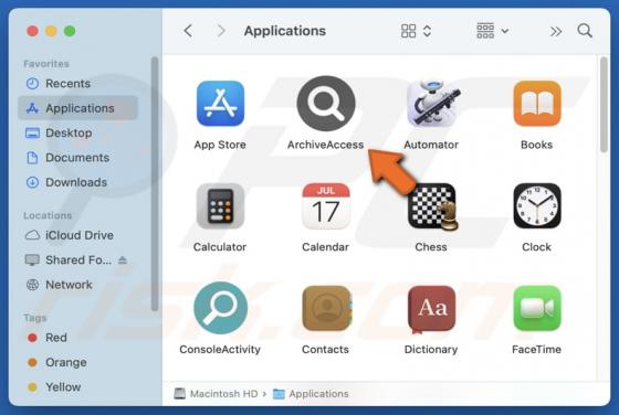 ArchiveAccess Adware (Mac)