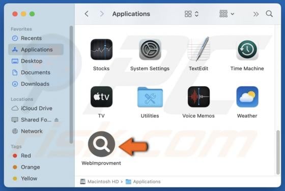 WebImprovment Adware (Mac)