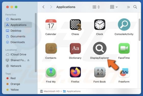 DisplayExplorer Adware (Mac)