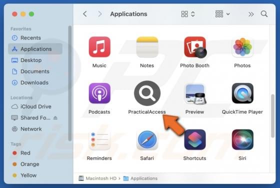PracticalAccess Adware (Mac)