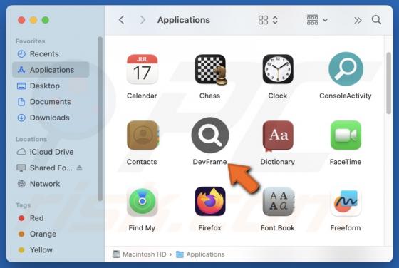 DevFrame Adware (Mac)