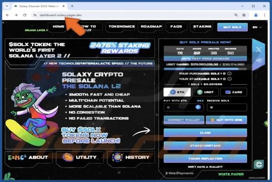 Solana L2 Presale Scam