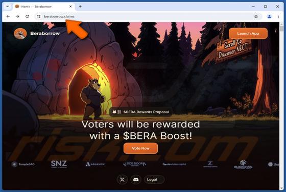 Beraborrow ($BERA) Rewards Scam