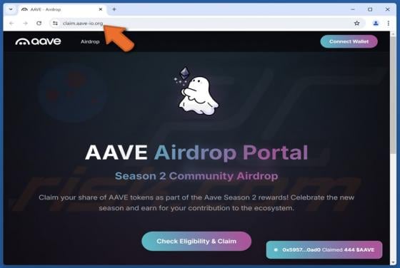 AAVE Airdrop Scam