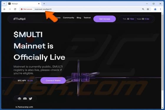 Multipli ($MULTI) Registration Scam