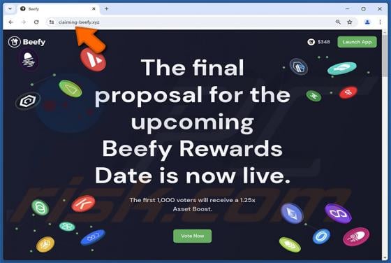 Beefy ($BIFI) Rewards Scam