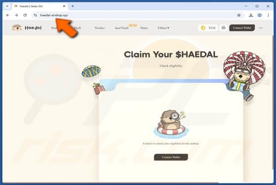 Haedal Airdrop Scam