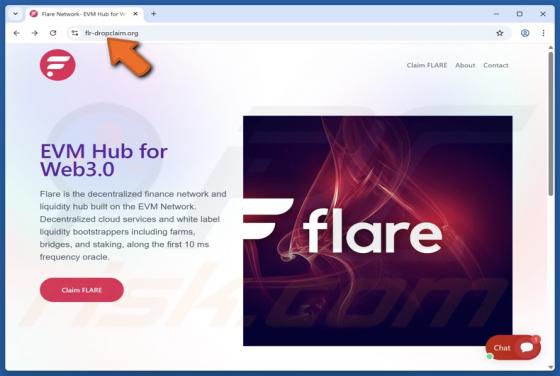 Flare EVM Hub Scam