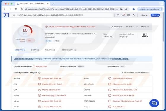 Unsceptical.app Adware (Mac)