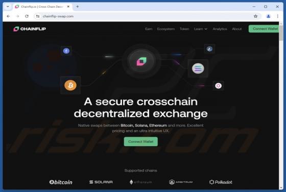 Fake Chainflip Website Scam