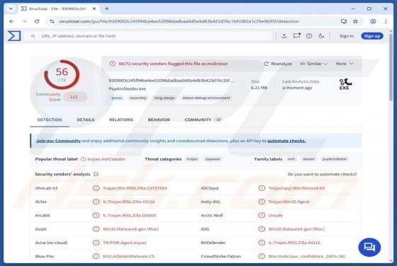 PupkinStealer Malware