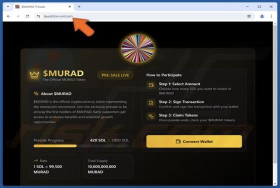 $MURAD Presale Scam