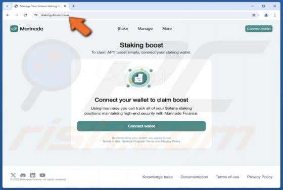 Marinade Staking Boost Scam
