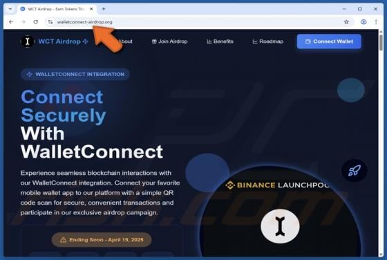 WalletConnect Token (WCT) Airdrop Scam