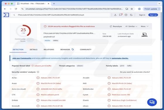 Polyhedrical.app Adware (Mac)