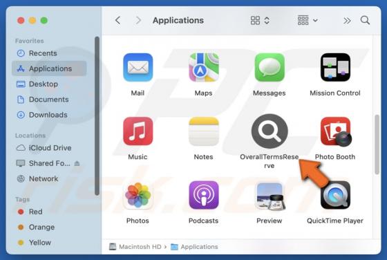 OverallTermsReserve Adware (Mac)