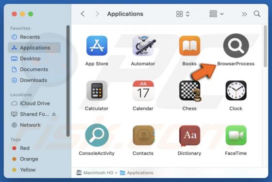 BrowserProcess Adware (Mac)