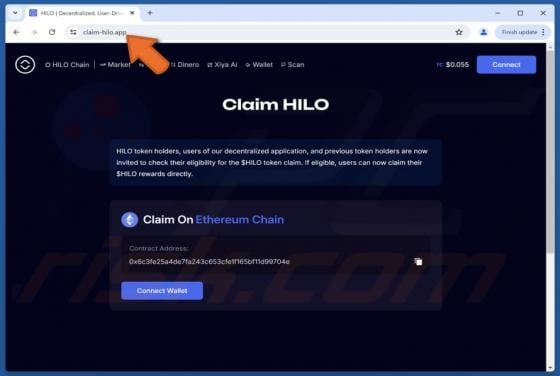 $HILO Rewards Scam