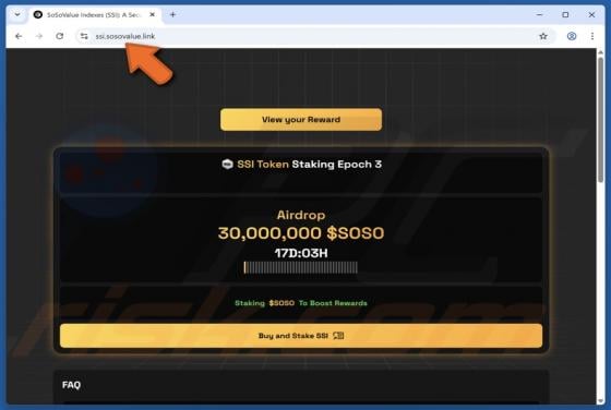 SoSoValue Airdrop Scam