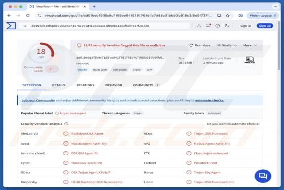 CryptoBot Malware (Mac)